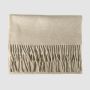 Schal uni beige
