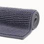 Badteppich Chenille anthrazit 50x70