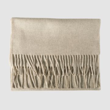 Schal uni beige