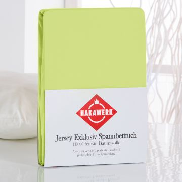 Spannl.Jersey weiß 150/200