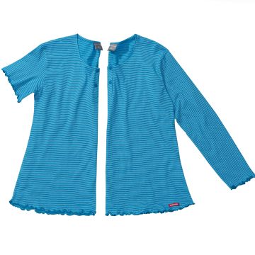 Mix Shirt Langarm aqua 36/38