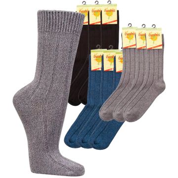Bambus-Socken warm blau 35/38