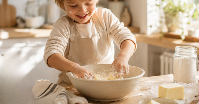 Butter- und Fettflecken entfernen