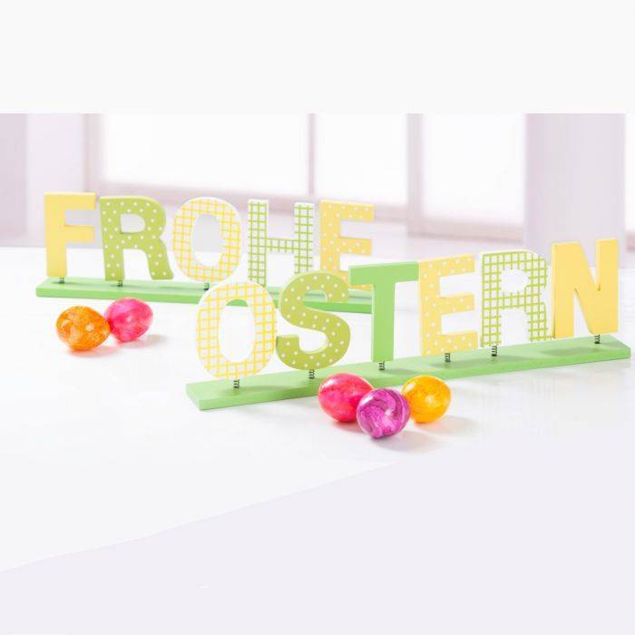Frohe Ostern Holzdeko