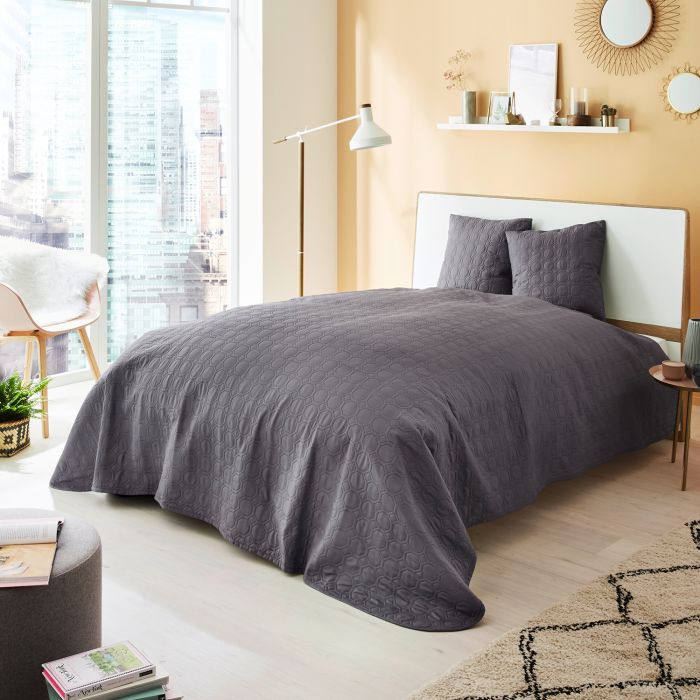 Tagesdecke beige 220x250