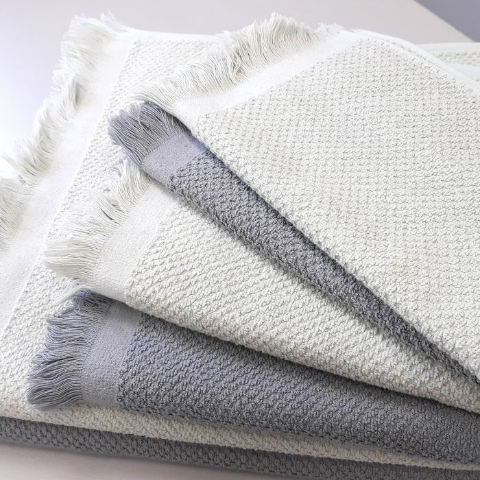 Linen Duschtuch hellgrün 70x140