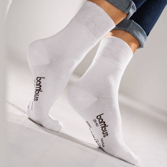 Bambus-Socke braun 43/46 3er