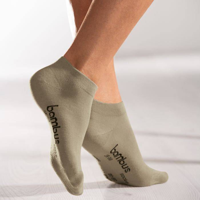 Bambus-Sneaker schwarz 35/38 3er