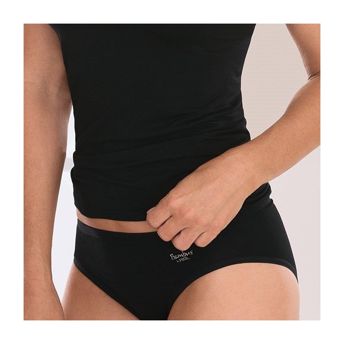 Evita Minislip schwarz 44