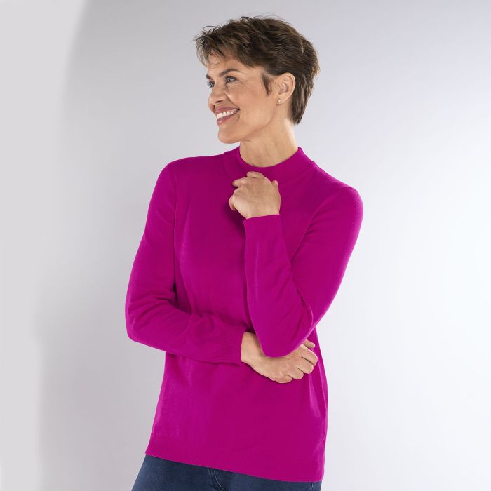 Christa Pullover himbeere 46