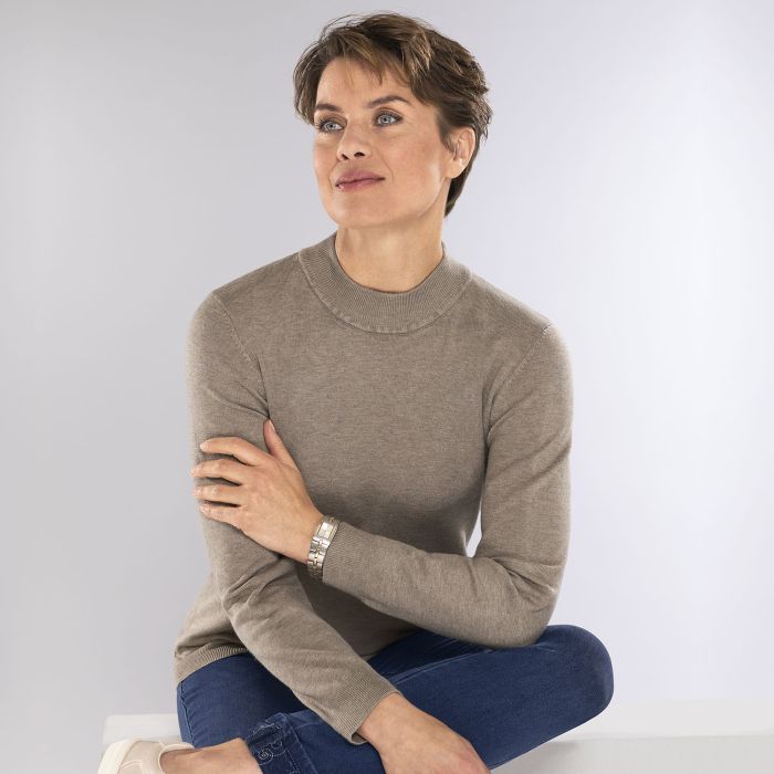 Christa Pullover beige melange 44