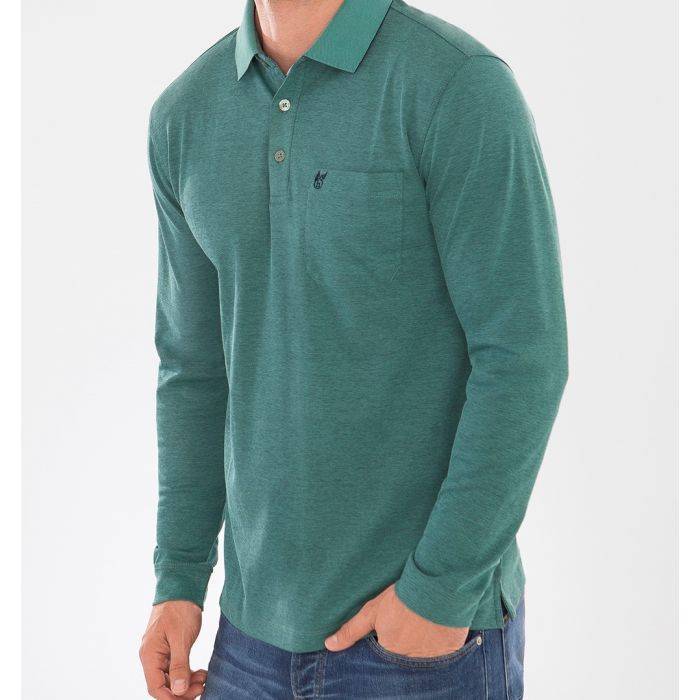 Peter Polo Langarm schwarz 50