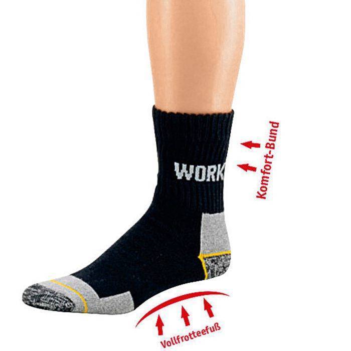 Arbeitssocken 3-erP. 43/46
