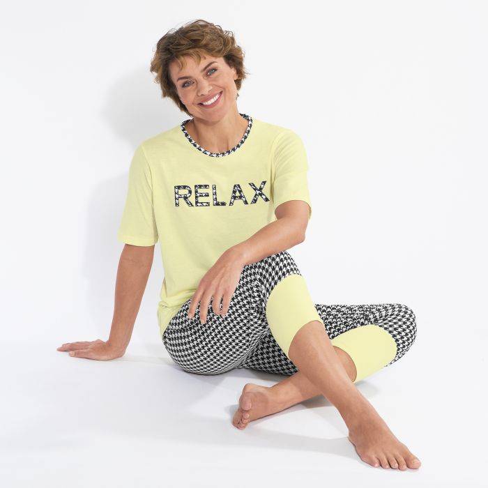Yasmina Pyjama gelb 36/38