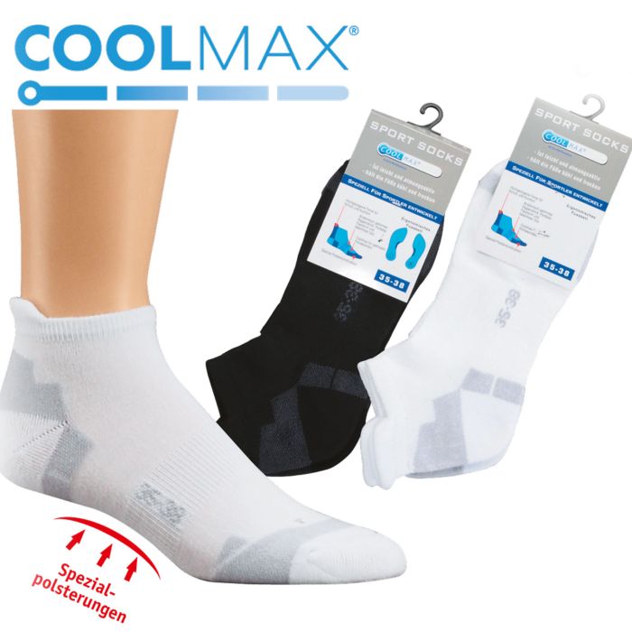 Coolmax Sneakers schwarz 35-38