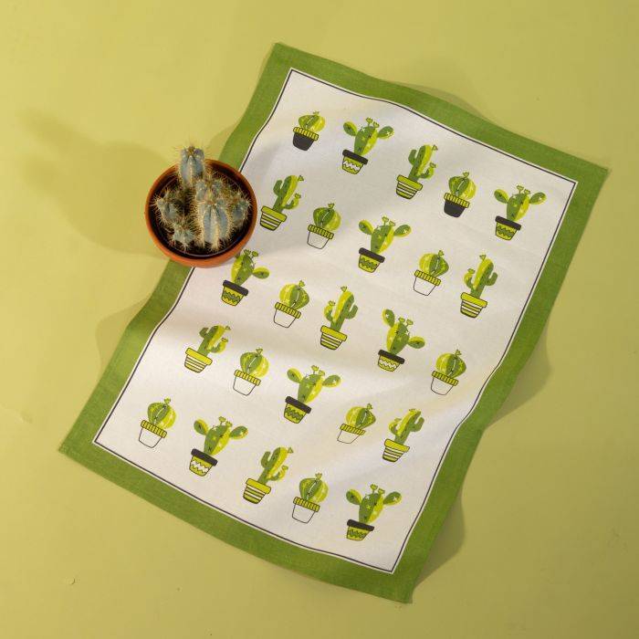 Kaktus Geschirrtuch 2-er Pack