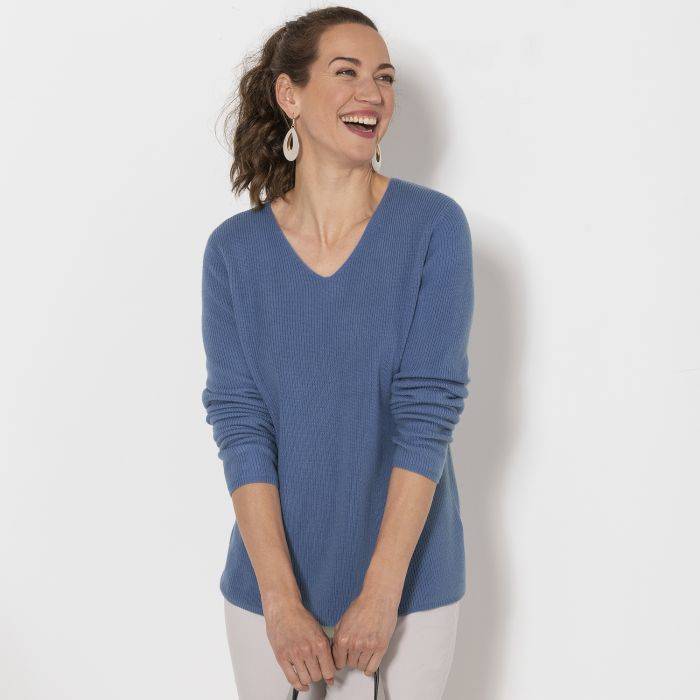 Abby Pullover blau XL