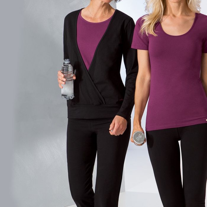 Eva Shirt Langarm grau 44