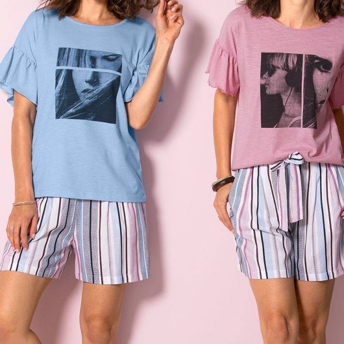 Dotty Shirt hellblau XXL