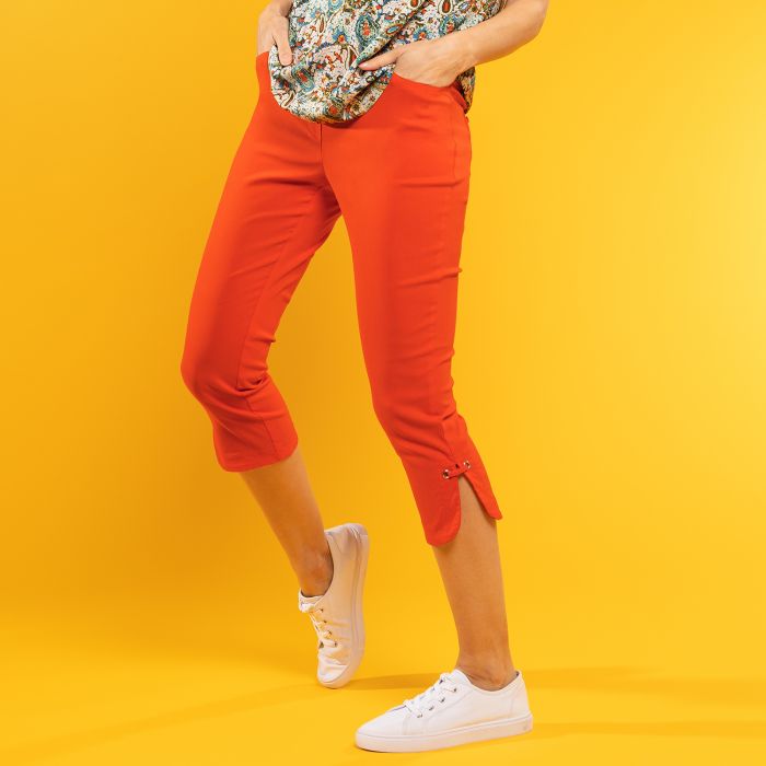 Maja Caprihose weiß 52