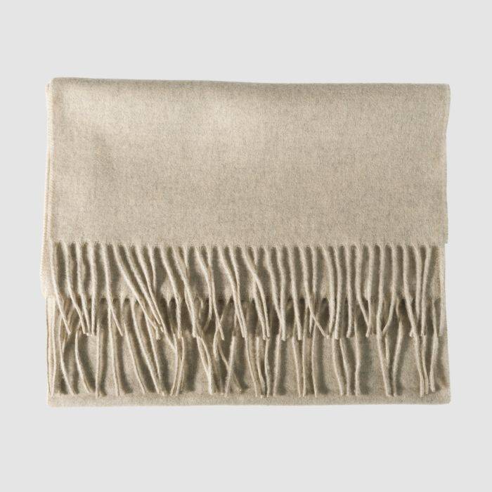 Schal uni beige