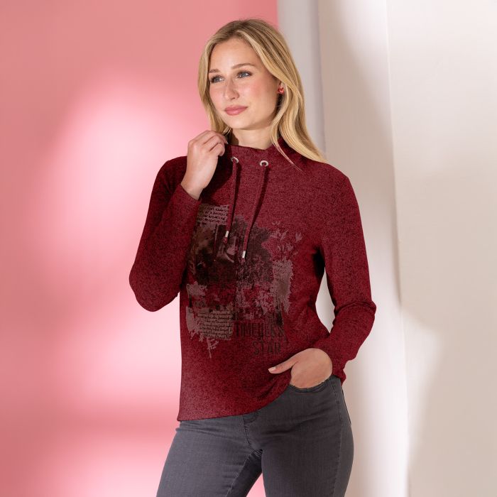 Melissa Pullover bordeaux 48