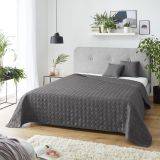 Tagesdecke anthrazit 220x250