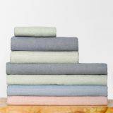 Linen Handtuch silber 50x100