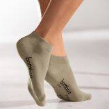 Bambus-Sneaker beige 43/46 3er