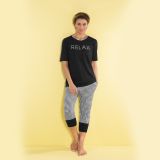 Yasmina Pyjama schwarz 44/46