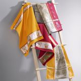 Kräuter Frottiertuch gelb 2-er Pack