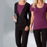 Eva Shirt Langarm schwarz 42