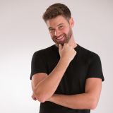 Uwe T-Shirt schwarz 3-er Pack M