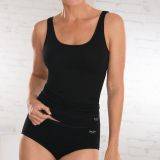 Evita Hemd schwarz 44