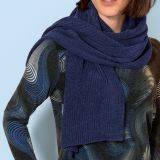 Schal blau 40/190